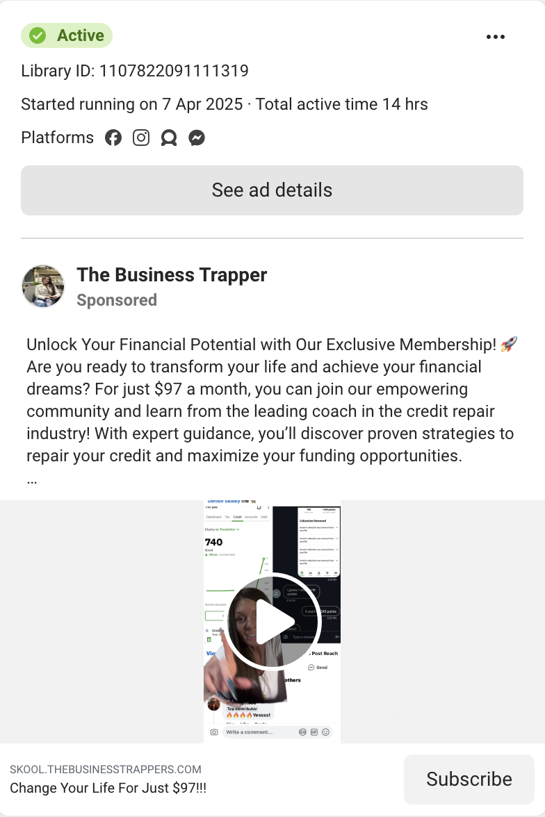 Funnel Screenshot